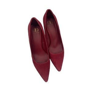 Kelsi Dagger Burgundy Pointed Toe Pumps